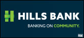 Hills Bank and Trust Company Sponsorship Banner
